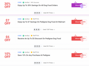 pedigree canned dog food coupons image
